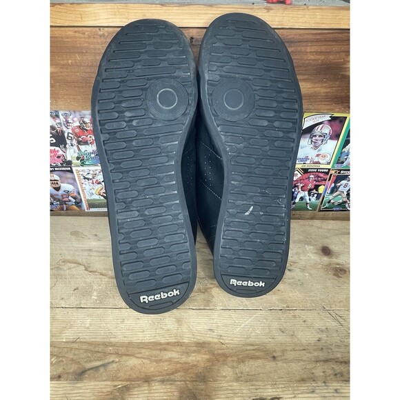 Size 9 - Reebok Princess Black - 30892 Trainers Shoes Womans Triple Black - Picture 5 of 7